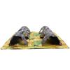 Cat Tunnel Foldable Cat Channel Toy Interactive Pet Playing Mat Bite Resistant Cat Activity Play