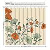 1pc Floral Shower Curtain, High-end High-end Pattern,  with Hooks, for All Seasons, Bathroom Decor, Shower Curtains for Bathroom