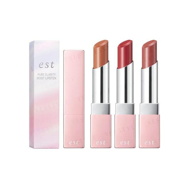 Sofina - est Pure Clarity Moist Lipstick Limited Edition 01 Sasanaki Apricot Beige