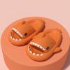 Cute Shark Slippers 4CM Platform Women Men Indoor Bathroom Slides Couples Summer Shoes Soft EVA Female Male Beach Flip Flops