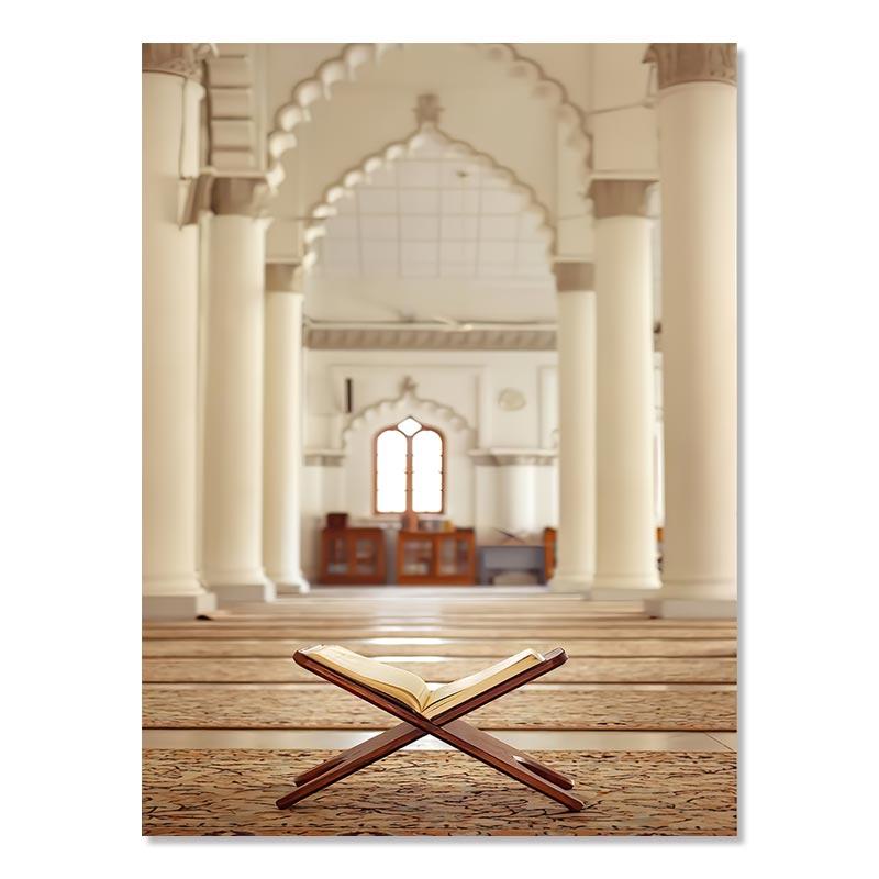 

Марокканский Современный Пейзаж Холст Живопись Исламский Постер Настенное Искусство Картина Украшение Спальни Мечеть Цветочный Принт Для Домашнего Декора 21x30cm No frame