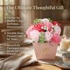 Soap Flowers Artificial Flower Bouquet Floral Soap Scented for Birthday Mother's Day Office