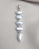 Handmade Pearl Pendant: 925 Sterling Silver Marquise Gemstone