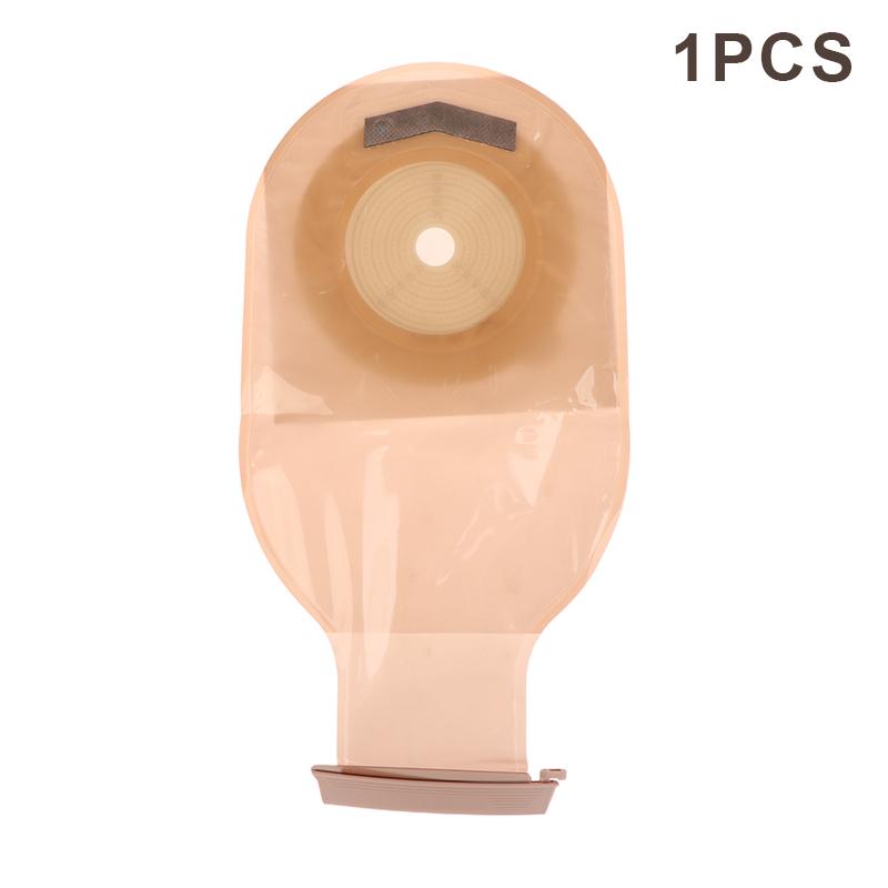 1/10Pcs Colostomy Bags Hole One-Piece Drainable Ostomy Bags Stoma Care Pouch With Clips Closure Colostomy Bag Prevent Leakage
