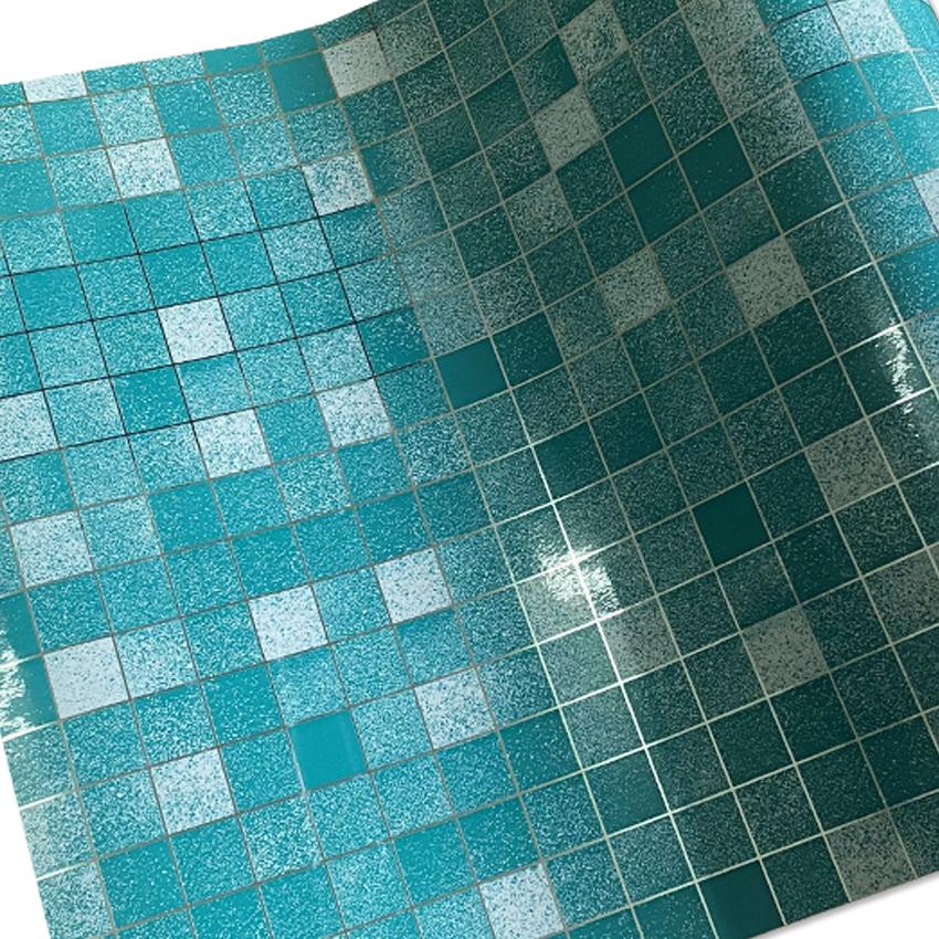 0.45x3M Mosaic Anti Oil Temperature Resistant Kitchen Wallpaper Cooktop Countertop Drawer Aluminum Foil Waterproof Wall Stickers