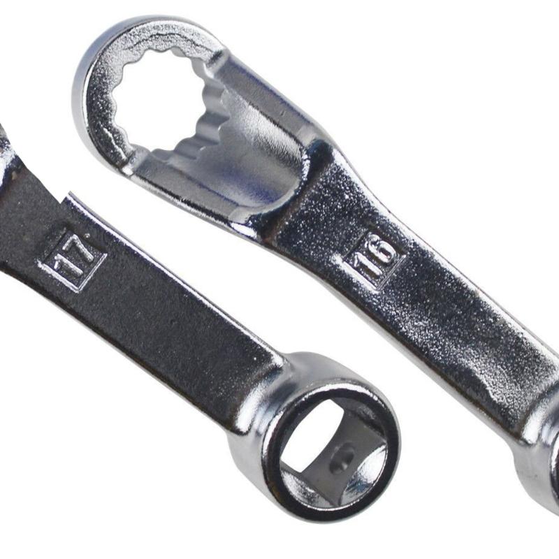 Clé de montage moteur fiable 16mm/17mm Clé à écrou de vis moteur Clé de fixation Outil Parfait pour un usage domestique et professionnel