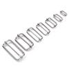 Hardware-Zubehör: Metall-D-Ring Zuglasche, Schnalle für Gepäck, Taschen, Kleidung, Schultergurtverstellung, Dreistufige Schnalle.