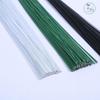 Plastic-Coated Floral Iron Wire for DIY Projects and Baking (Black, White, Green)