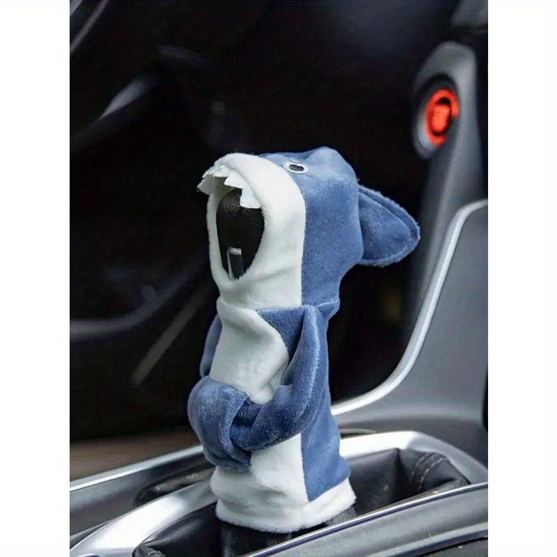 Shark Hoodie Car Gear Shift Cover - Comfortable Manual Shift Knob Sweatshirt, Creative Car Interior Accessories