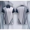 Polo da Uomo a Strisce Colorate Stampate in 3D per Uomo Abbigliamento 2026 Magliette a Maniche Corte Estive Sportive Top con Collo a Revers T-Shirt Oversize
