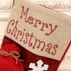 Christmas Ornaments Children Christmas Stocking Gift Bag Candy Gift Stocking Hanging Old Snowman
