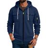 Men's Color Hooded Lightweight Jacket for Fall and Winter