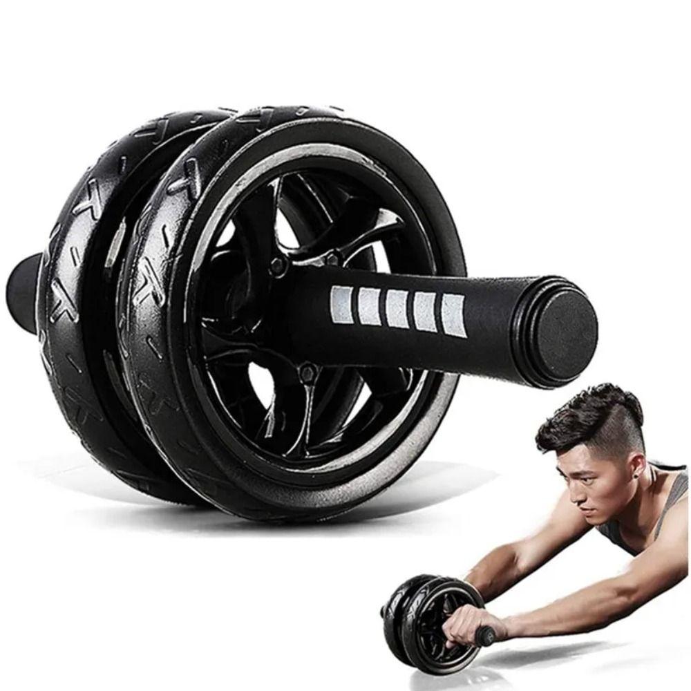 Thicken Abdominal Workout Roller Strong Load Bearing Abdominal Exercise Wheel AB Roller  Home Gym