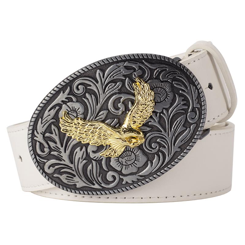 Fashion Women Belt Retro Floral Pattern Flower Design Arabesque Pattern Golden Floral Popular Element Girdle Women Gift