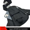 Multifunctional Wear-Resistant Oval Crossbody Bag for Two-Way Radio Storage