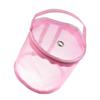 Knitting Storage Bag Pink Mesh Nylon Tote For Crochet Yarn Organizing Woolen Ball Holder Diy Sewing Tool Case Yarn Storage