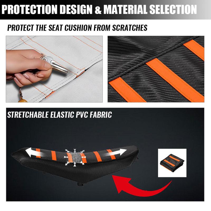 Motorcycle Seat Cover Cushion Covers For Tuttio Soleil 01 Durable Anti-slip Electric Dirt Bike E-bikes Motorcycle Accessories