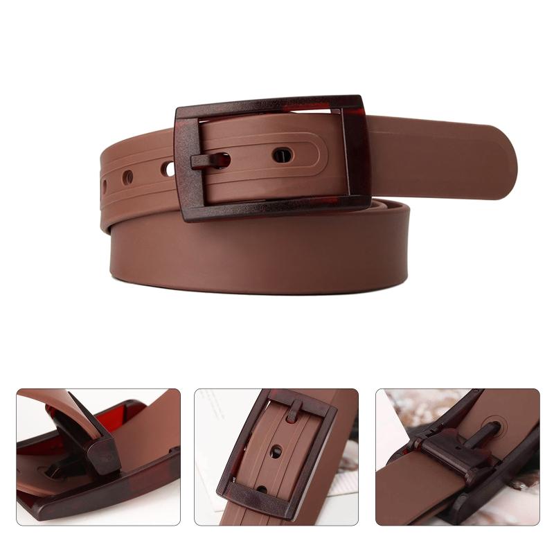 Women Frosting Texture Waist Strap Retro Buckle Multi Color Belt All-match Coat Ladies Wide Harajuku Formal Waistband