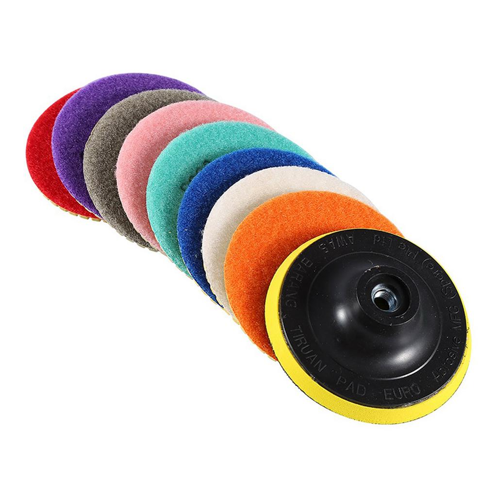 Wet Diamond Polishing Pads Grinding Discs For Granite Concrete Marble Polish 100mm