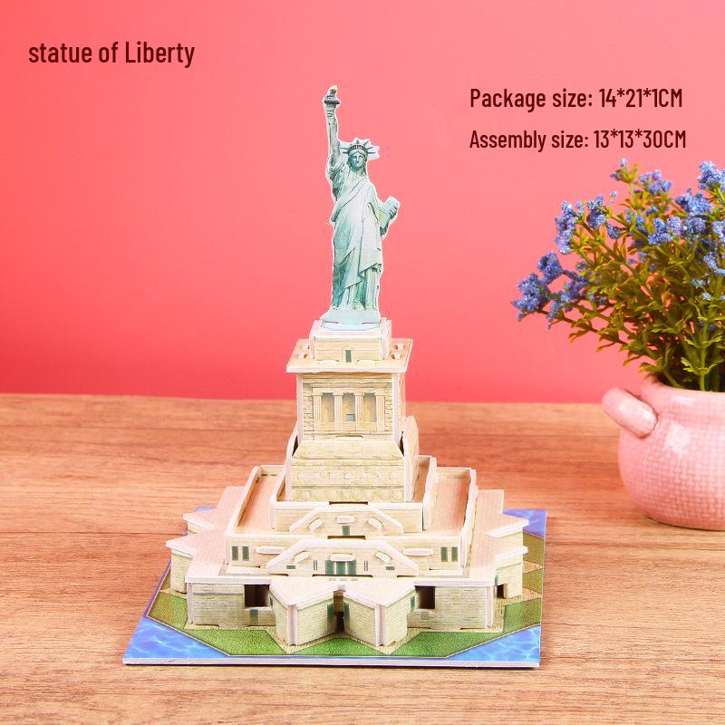 3D Handmade DIY Educational Jigsaw Puzzle for Early Childhood Development