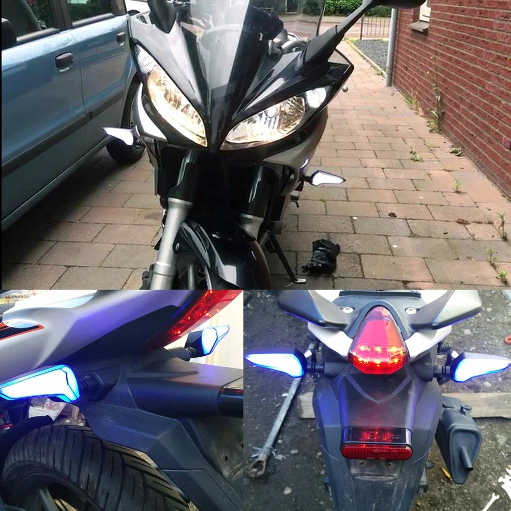 1 Paar Motorrad LED Blinker Blinker Blinker für Kawasaki / Suzuki / Yamaha / cbr650f Tagfahrlicht Blinker Lampe