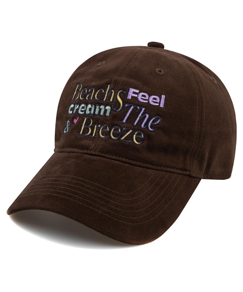 Bichiseuaenkeulim Breeze Cotton Ball Cap-Brown