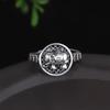 Nouvelle Marque Ronde Éléphant Bague Rétro Ins Femmes Luxe Léger Polyvalent Style Froid Bague Bague Peut