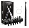 Sonic Electric Toothbrushes for Adults Smart TimerTeeth Whitening Toothbrush IPX7 Waterproof 6 Replaceable Heads Set