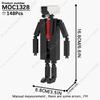 MOOXI Set di Figure Skibidi Toilet Man TvMan Cameraman Speakerman Blocchi da Costruzione Modello MOC Mattoncini Giocattoli per Adulti Bambini Regalo di Compleanno
