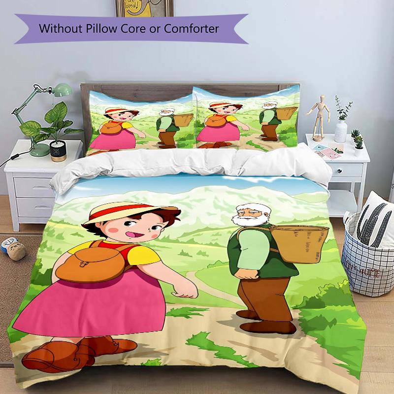 Mountain Adventure Print 3Pcs Bedding Set,Duvet Cover with 2 Bedro,Pillowcase Home Birthday Gift