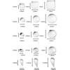 Mini Cookie Cutter Set - 30 Pieces Small Cookie Cutters for Pastry Dough, Pie Crust, and Fruit Cutting - 10 Different Shapes, Stainless Steel, Silver