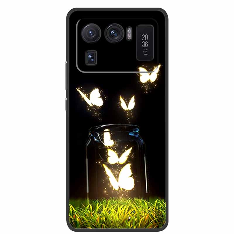 For Xiaomi Mi 11 Ultra Case 6.81 Shockproof Soft silicone TPU Back Cover Cases For Xiaomi11 Ultra Phone fundas Mi11 Ultra Cute