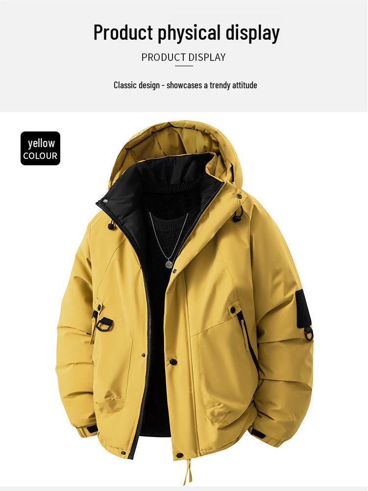 2025 Smidig Uppvärmd Graphene Bomullsjacka - Vindtät, Trendig Höst/Vinter Ytterkläder för Par