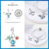 FitNew Original Bracelets 100% 925 Sterling Silver Oecan Blue Sea Turtle Starfish Mermaid Charms Beads DIY Jewelry Making