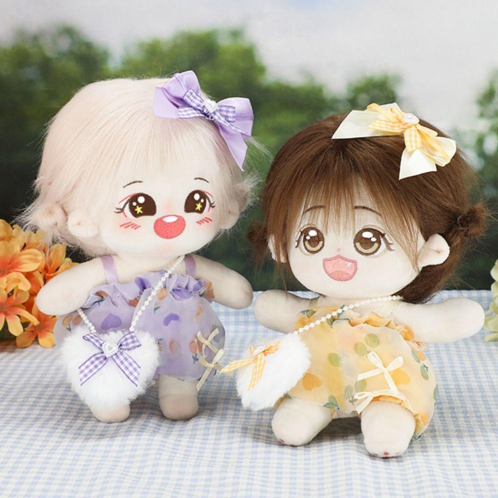 

Purple 20cm Cotton Doll Dress Princess Dress Plush Toy Clothes Doll Accessories
