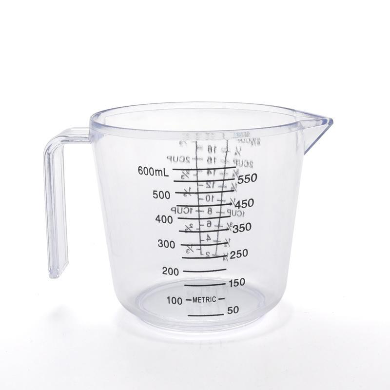 150/300/600/1000Ml 1 Pcs Baking Liquid Measuring Cups Scale Cup Plastic Mixing Cup Kitchen Baking Tools