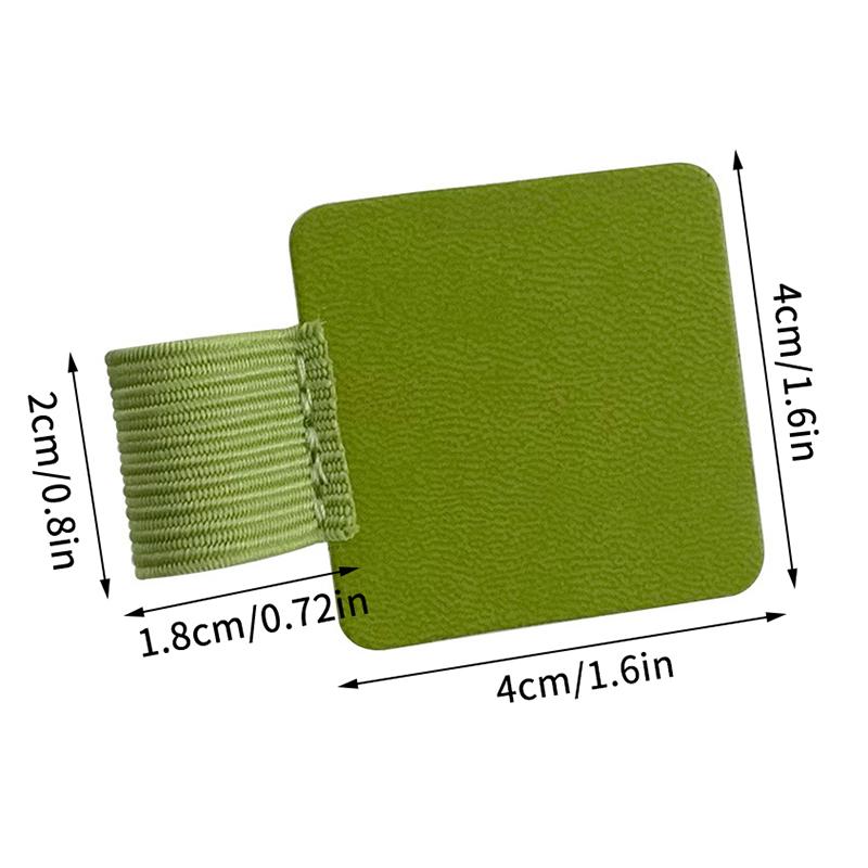 Pen Loops Pencil Holders Self-Adhesive Pu Leather Pad For Stylus Pencil Books Notebooks Anti-Lost Anti-Fall Elastic Loops