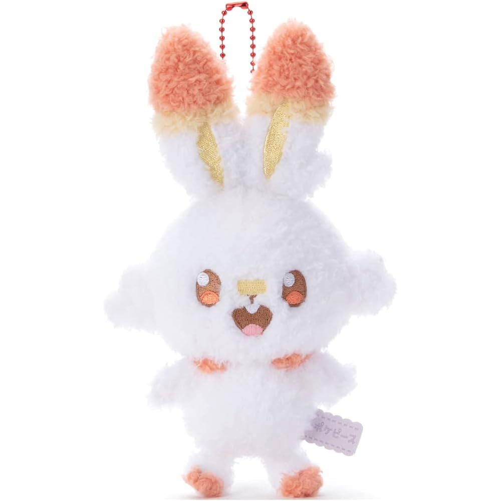 Takaratomy A.R.T.S Pokmon Pokepeace Hibunny Plush Toy with Ball Chain Mascot 18cm