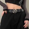 2023 Autumn Retro Korean Style Fashion Belt With High Quality Buckle Metal