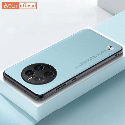 Luxury PU Leather Case For Huawei Mate 50 Pro Matte Cover Silicone Protection Phone Case For Huawei Mate 50 RS Mate50 Pro Coque