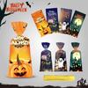 50pcs Reusable Halloween Candy Bag Exquisite Drawstring Bag Snacks Candy Biscuit Bag  Holiday Party
