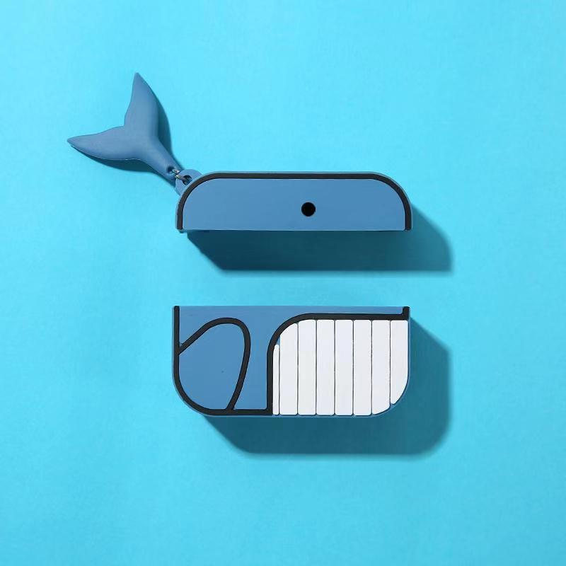 Whale Clown Apple AirPods Pro3 Generation Protective Case Shark Wireless Bluetooth Headset Silicone Case for