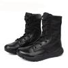 Men Ankle Work Boots Combat Shoes Super Light Tactics Boots Desert Shoes Breathable Boots Black High Top Men's Shoes