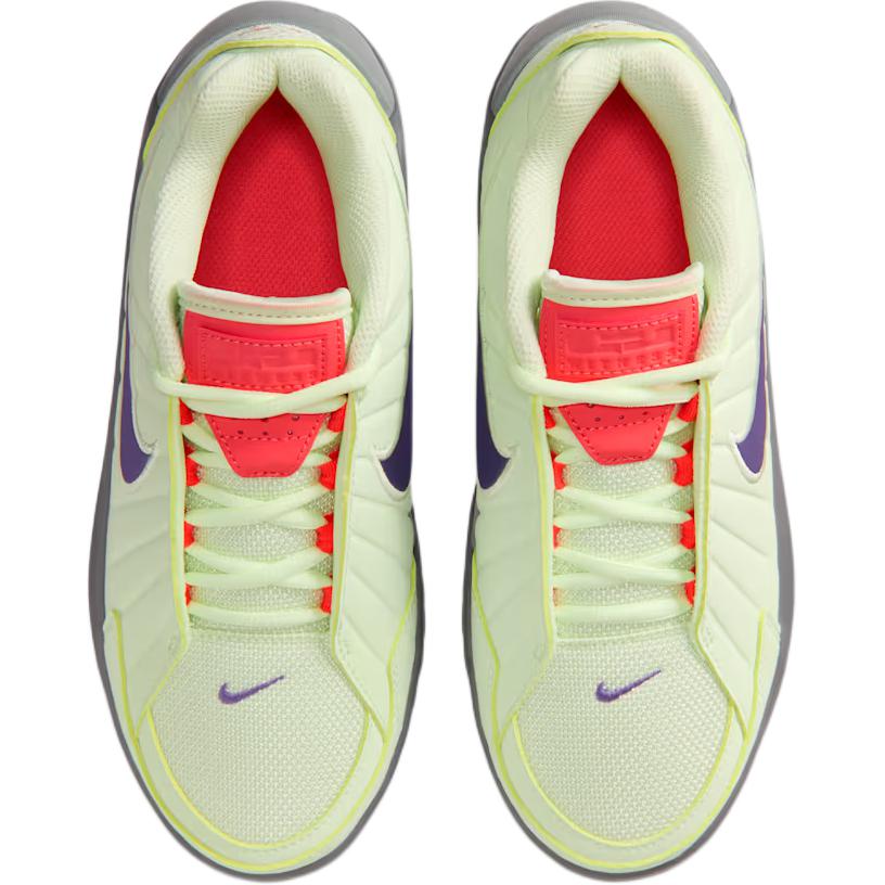 Nike Lebron Witness 9 GS Volt Tint Black Kids Sneakers Green Smoke-Grey Multi-Color HV2270-701