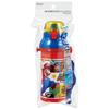 Skater Children's Water Bottle, 480ml, Direct Drinking, Plastic, One-Touch Operation, Dishwasher Safe, Made In Japan, Super Mario 23, Boys', PSB5SANAG