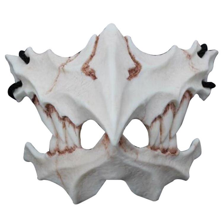 

Face Resin Unique Masks Featuring Mythical Creatures For Halloween Costume And Festival Fun White Tengu Mask