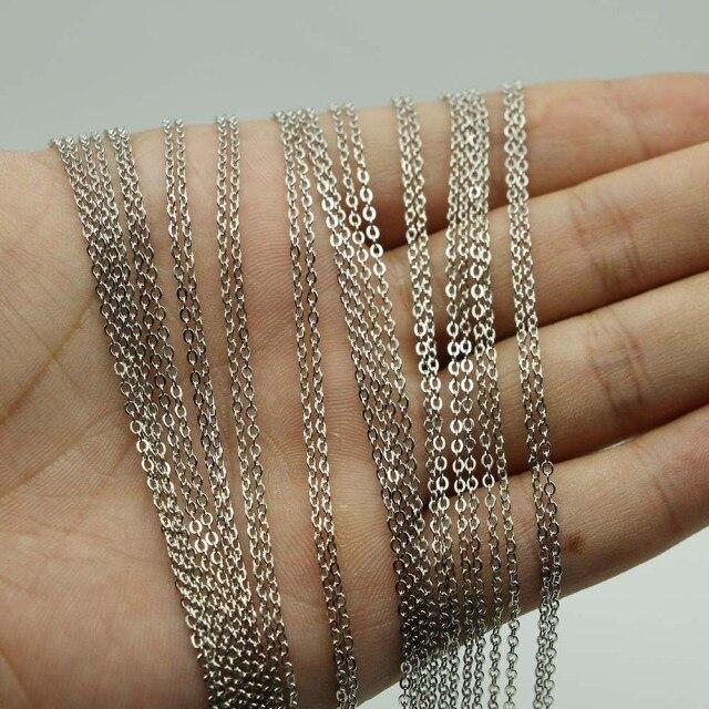 

12 шт. 40 см О-образная цепочка с застежкой-карабином О-образная цепочка с подвеской ручной работы Цепочка с подвеской Базовое ожерелье с подвеской DIY Ювелирные аксессуары