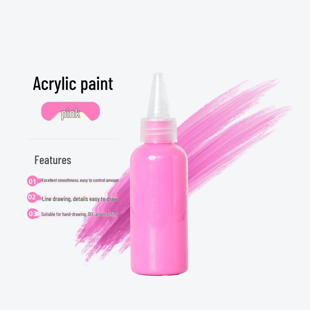100ml Waterproof Acrylic Paint Set for Children's DIY Projects & Plaster Dolls.