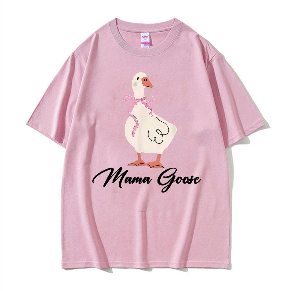 Funny Mama Goose Meme Graphic T Shirts Men Women Fashion Humor Casual Short Sleeve Tee Shirt Summer ONeck 100 Cotton Tshirts