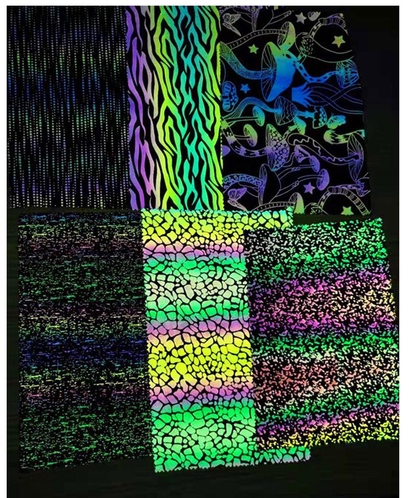 Chun Ya Fang Iridescent Seven-Color Reflective Polyester Fabric